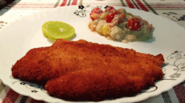 Bécsi szelet csirkemellből