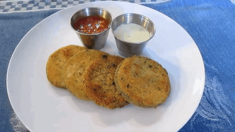 Cukkini panírozása