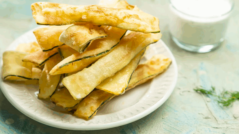 Cukkini rántva zsemlemorzsa nélkül