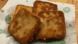 Rántott sajt recept